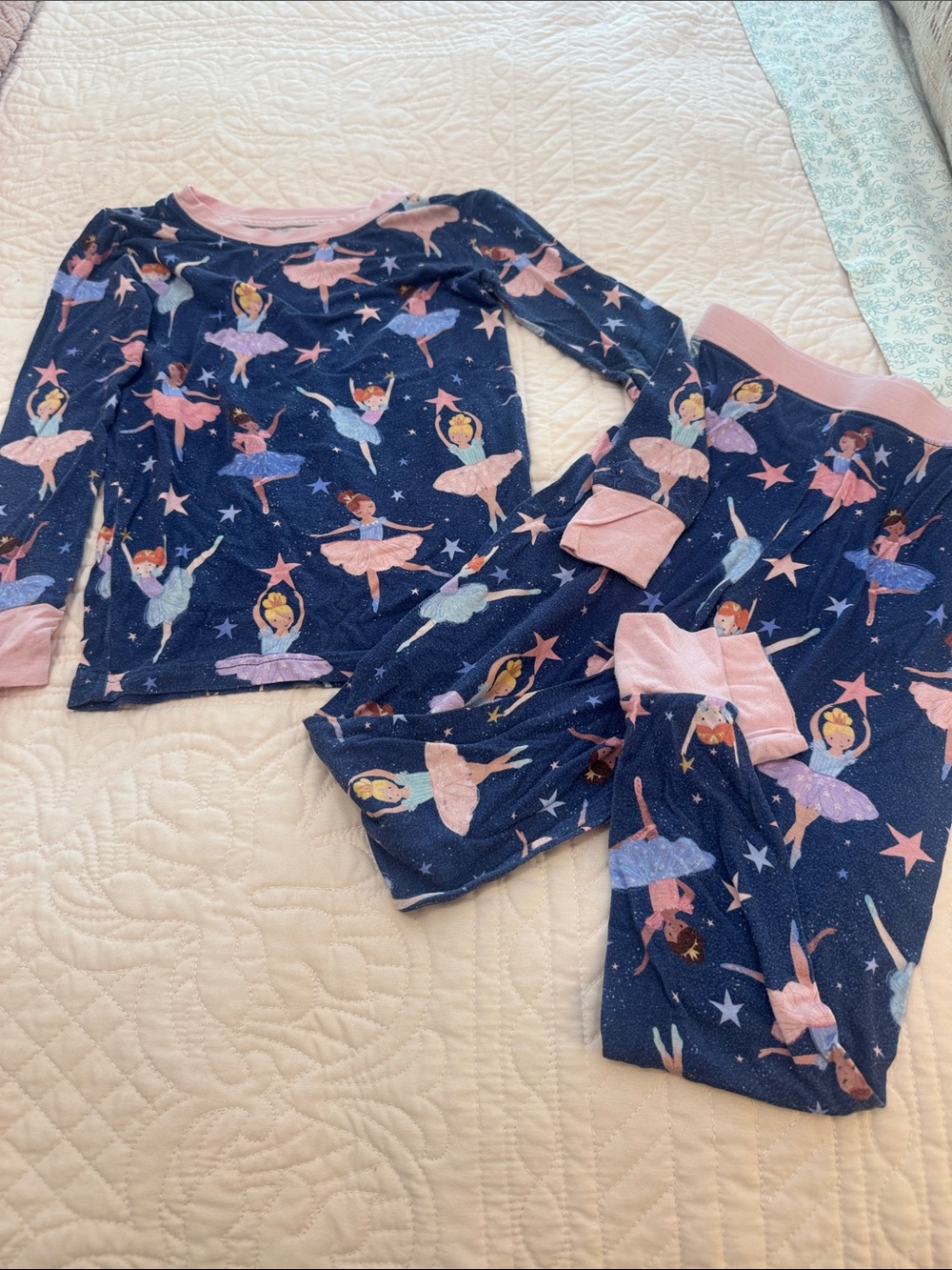 Size 5/6 Little Sleepies long sleeve/long pants Pajama Set